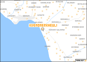 map of Kʼvemo Merkheuli