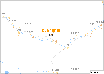 map of Kvemo-Mna