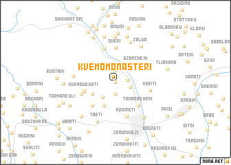 map of Kvemo-Monasteri