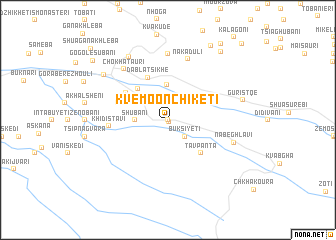 map of Kʼvemo Onchikʼetʼi