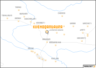 map of Kʼvemo Qandaura