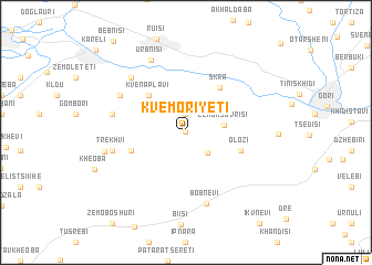 map of Kvemo-Riyeti