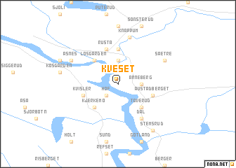 map of Kveset