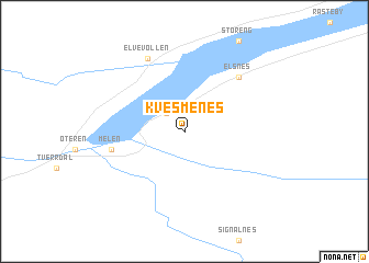 map of Kvesmenes