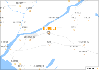 map of Kvevli