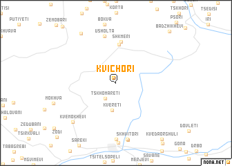 map of Kvichori