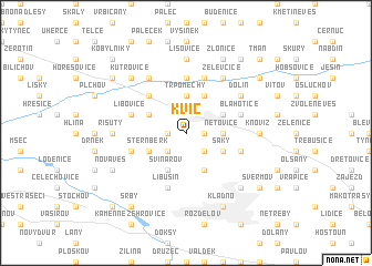 map of Kvíc