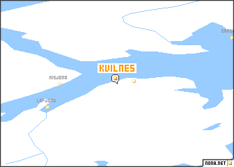 map of Kvilnes