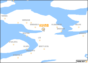 map of Kvina