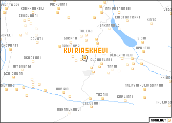 map of Kviriaskhevi