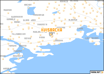 map of Kvisbacka