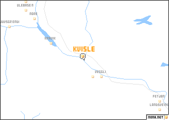 map of Kvisle