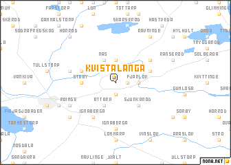 map of Kvistalånga