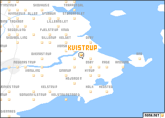 map of Kvistrup