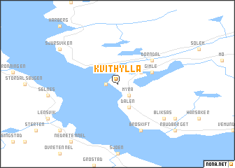 map of Kvithylla