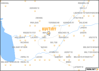 map of Kvitiny