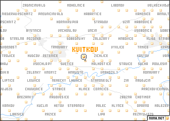 map of Kvítkov