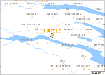 map of Kvitsle