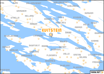 map of Kvitstein