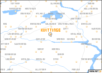 map of Kvittinge