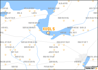 map of Kvols