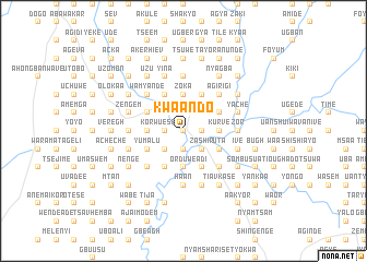 map of Kwaando