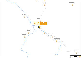 map of Kwabaje