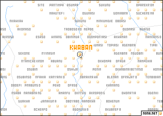 map of Kwaban