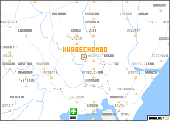 map of Kwa Bechombo