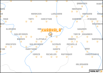 map of KwaBhala