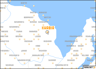 map of Kwabia