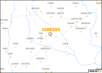 map of Kwabidem