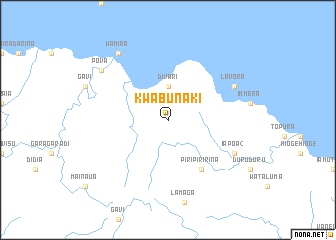 map of Kwabunaki