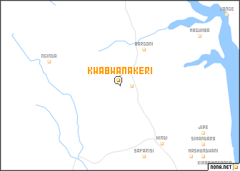 map of Kwa Bwana Keri