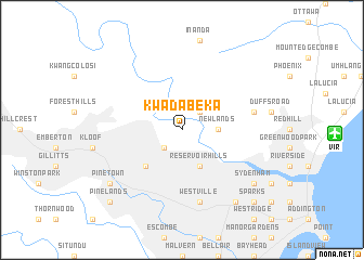 map of KwaDabeka