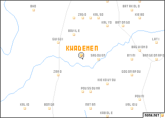 map of Kwademen