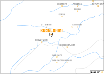 map of KwaDlamini