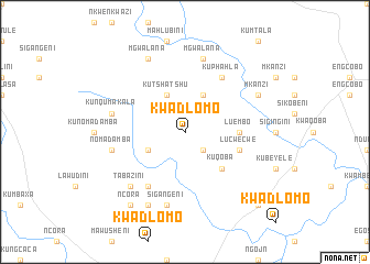 map of KwaDlomo