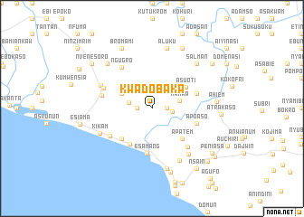 map of Kwadobaka