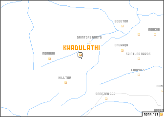 map of KwaDulathi