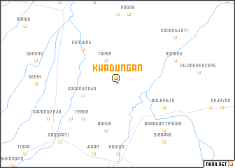 map of Kwadungan