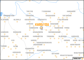 map of Kwadyou