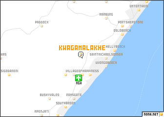 map of KwaGamalakhe