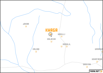 map of Kwaga
