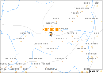 map of KwaGcina