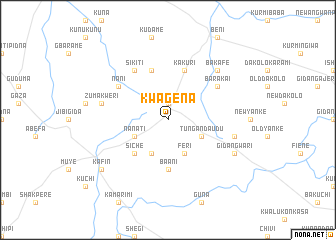 map of Kwagena