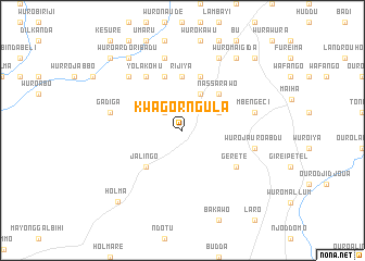 map of Kwagor Ngula