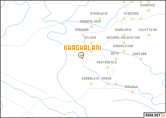 map of KwaGwalani