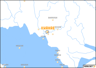 map of Kwahae