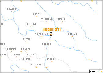map of KwaHlati